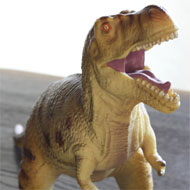 レフ板なしの恐竜のおもちゃの画像